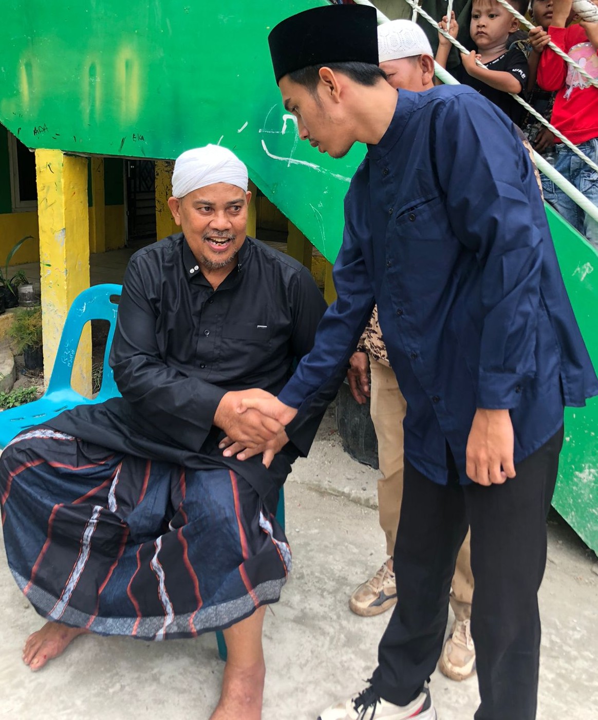 Bacalon Bupati Labuhanbatu, Raja F. Fatahillah Silaturahmi Bersama Tokoh Ulama Panai Hilir