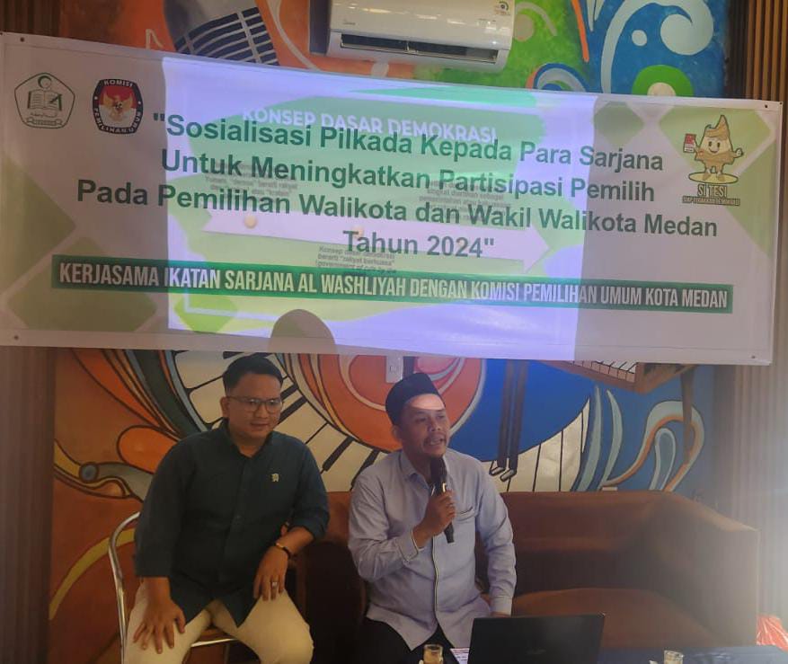 PW ISARAH Sumut Gelar Sosialisasi KPU Medan Perihal Pilkada Kepada Para Sarjana Untuk Tingkatkan Partisipasi Pemilih