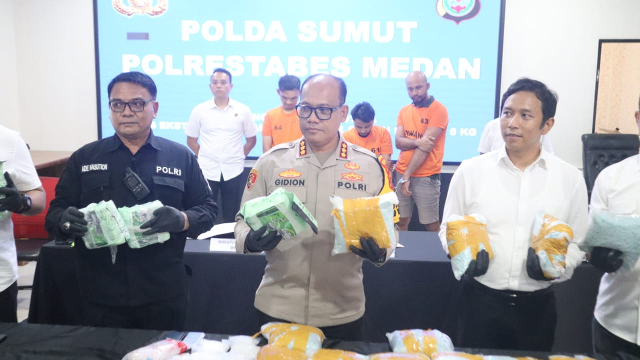 Selebgram Terlibat Jaringan Sindikat Narkoba Ditangkap di Medan, 6000 Gram Sabu dan 70.000 Butir Pil Ekstasi Disita