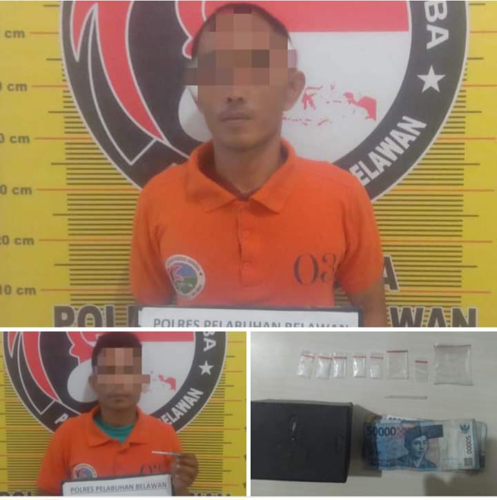 Sat Narkoba Polres Pelabuhan Belawan Gerebek Sarang Narkoba, Tangkap Dua Tersangka di Platina IV