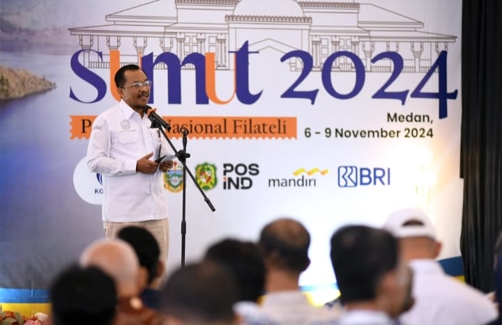 Ilyas Sitorus Apresiasi Pameran Nasional Filateli Tahun 2024