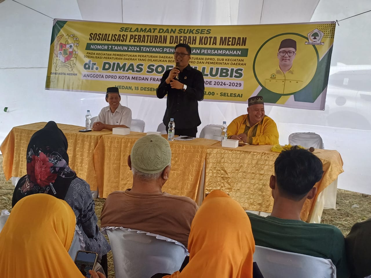 dr Dimas Sofani Lubis Ajak Masyarakat Jaga Kebersihan Lingkungan Dari Sampah