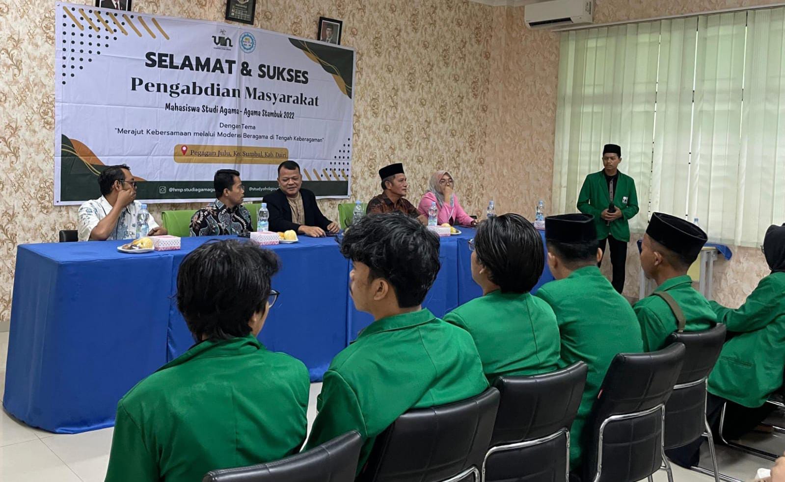 Mahasiswa UINSU Studi Agama-Agama Stambuk 2022 Laksanakan Pengabdian Masyarakat